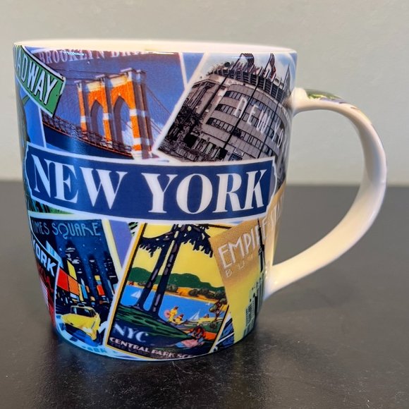 PCF The Postcard Factory NEW YORK CITY Postcard Collage Souvenir Ceramic Mug - Picture 3 of 11
